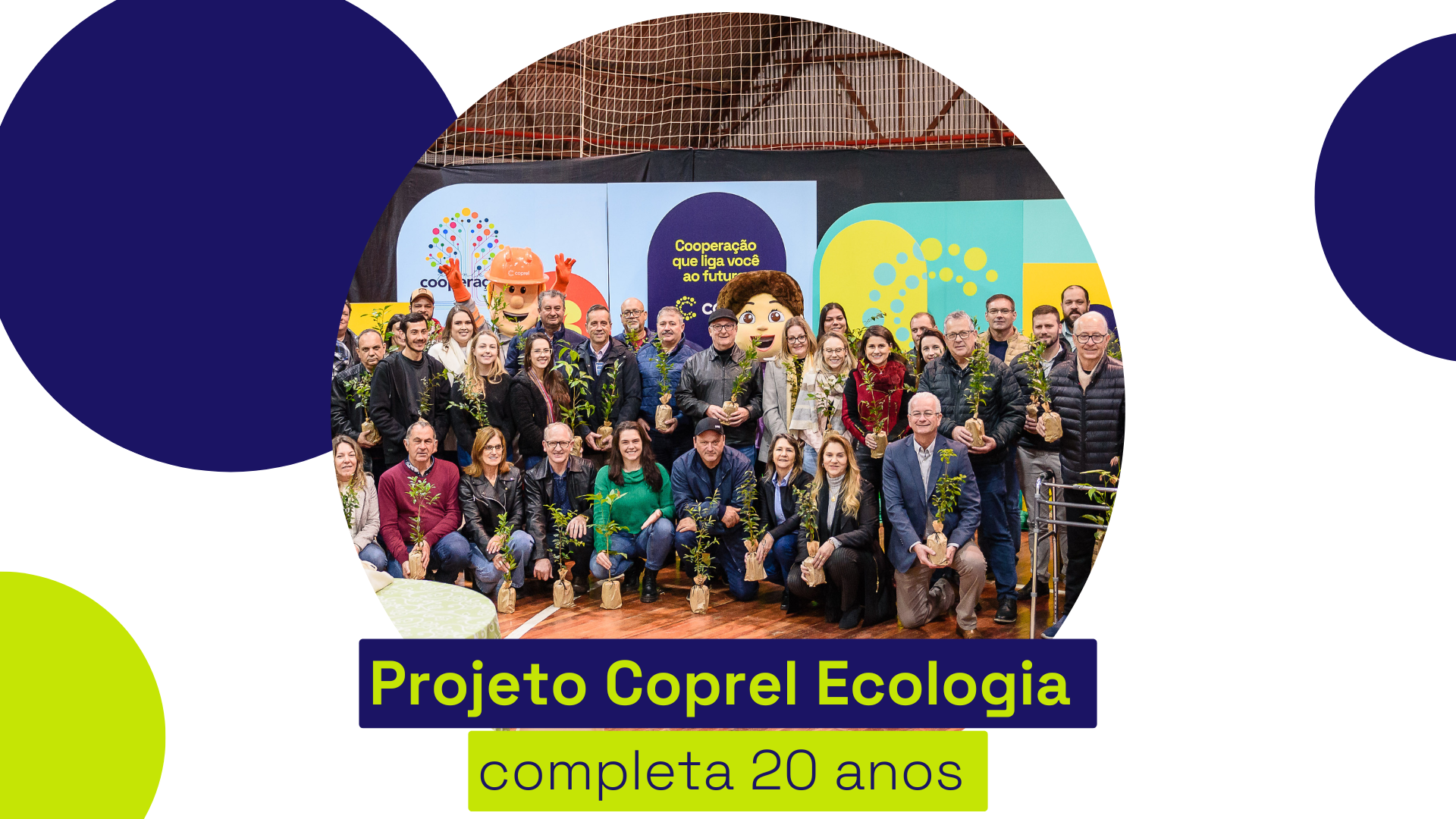 Coprel celebra 20 anos do projeto Coprel Ecologia em evento de premiação de prefeituras e produtores