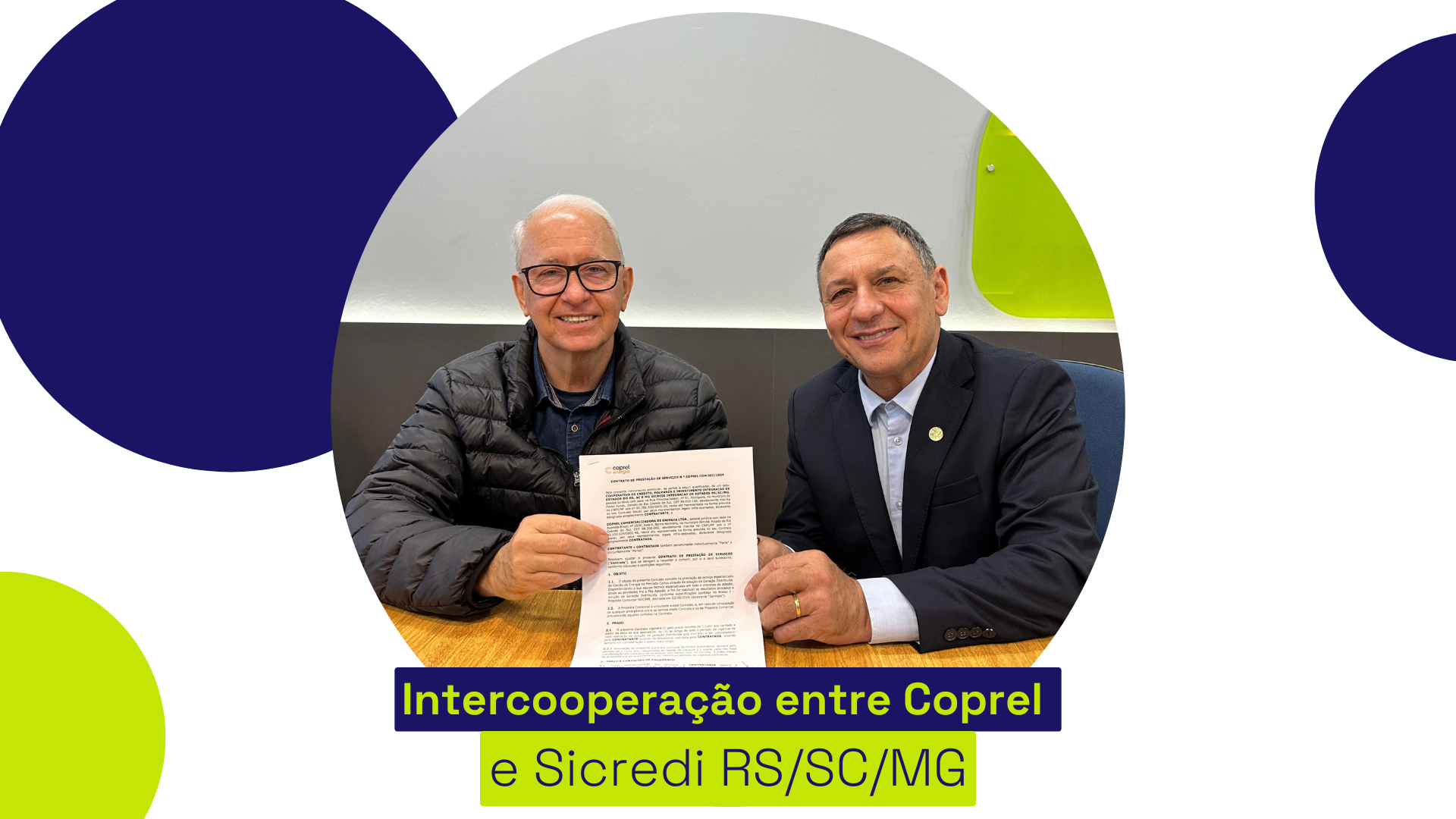 Intercooperação entre Coprel e Sicredi RS/SC/MG gera economia e sustentabilidade